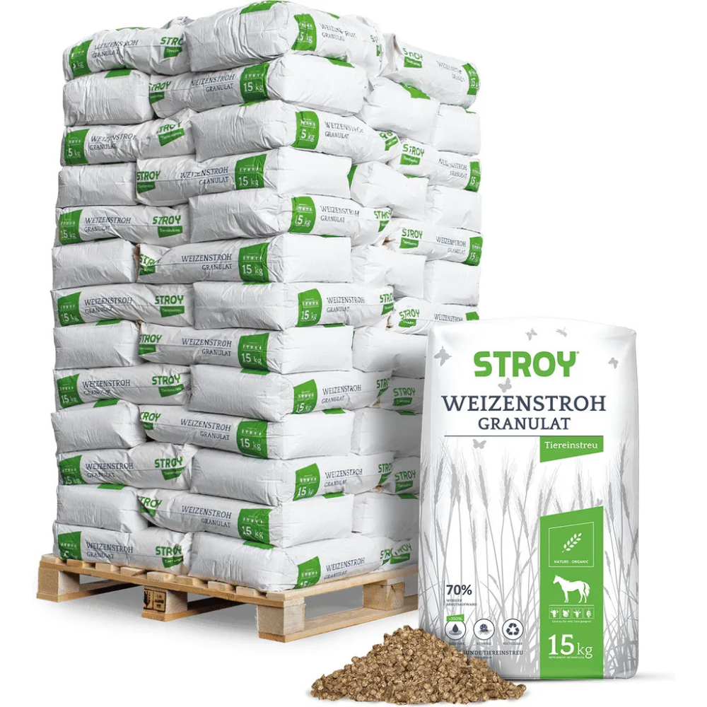 Granulato di paglia – 15 kg x 65 sacchi